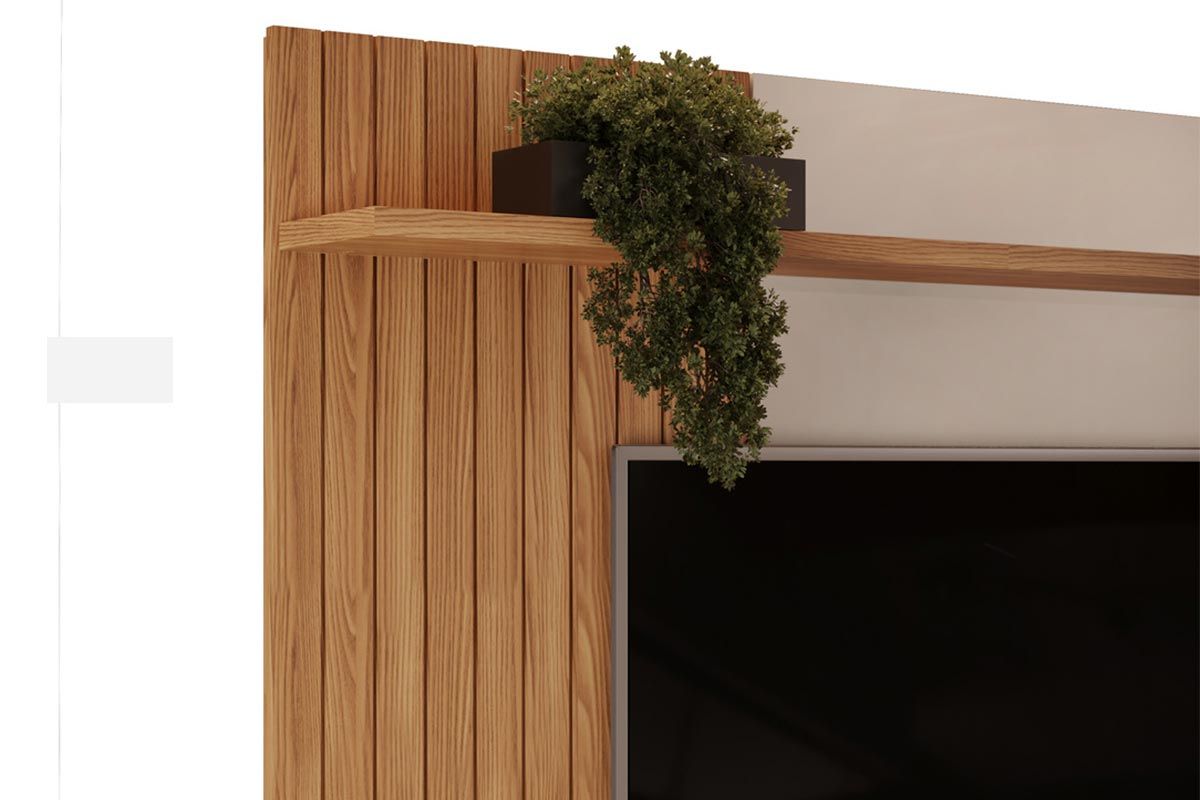 Painel Home p/ TV até 65 Pol Leoni DJ Móveis Painel Home p/ TV até 65 Pol Leoni DJ Móveis