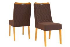 Cedro/Suede Moca Marrom