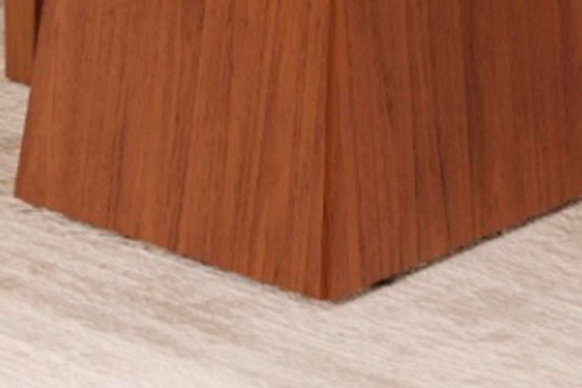 Mesa Jantar Dulce c/Tampo Madeirado Vidro Reto 180x90cm DJ Móveis Mesa Jantar Dulce c/Tampo Madeirado Vidro Reto 180x90cm DJ Móveis