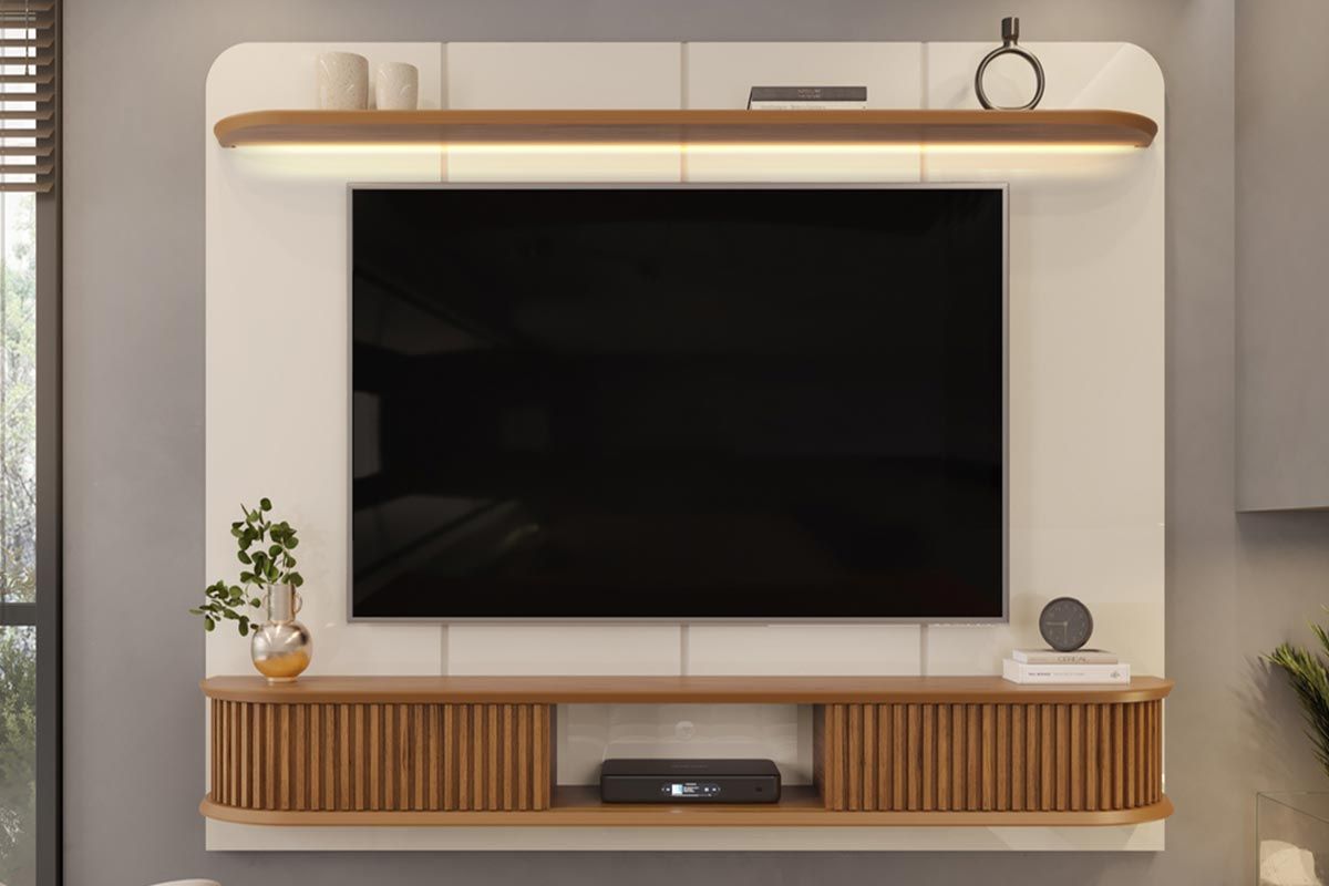 Painel Home p/ TV até 75 Pol Capri DJ Móveis