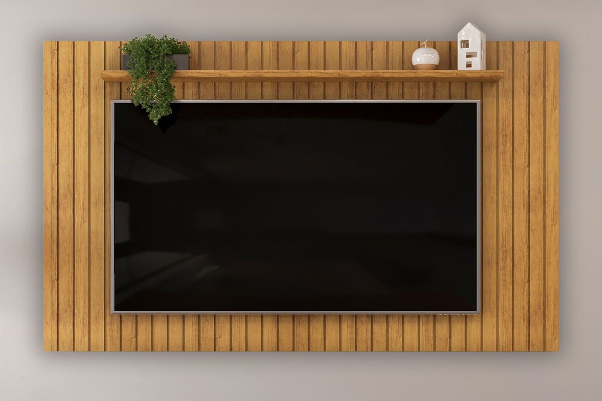 Painel Home p/ TV até 65 Pol Lume 179cm DJ MóveisCedro