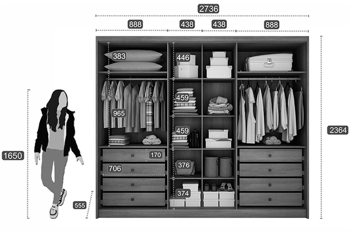 Guarda Roupa Casal 6 Portas 8Gavs Robust/Livorno Plus N. Horizonte Guarda Roupa Casal 6 Portas 8Gavs Robust/Livorno Plus N. Horizonte