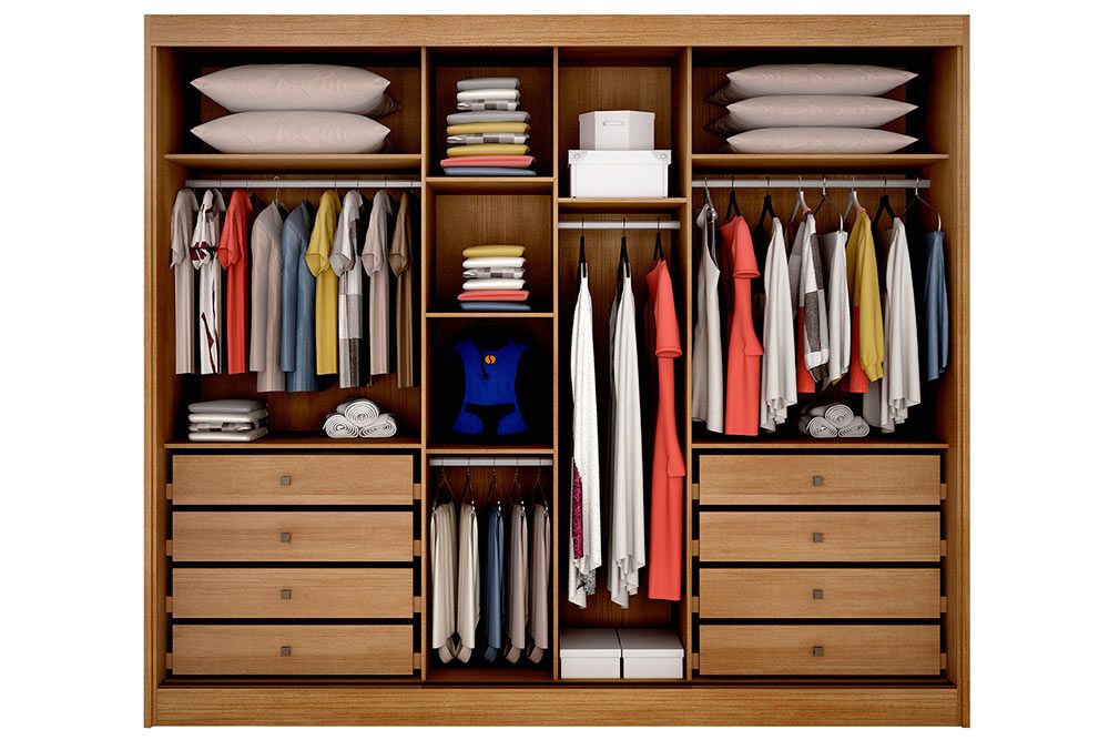 Guarda Roupa Casal 3 Portas Correr c/Espelho 8Gavs Toulon/Sonetto Plus N. Horizonte Guarda Roupa Casal 3 Portas Correr c/Espelho 8Gavs Toulon/Sonetto Plus N. Horizonte