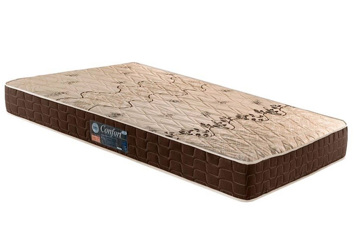 Cama Box Baú CRC +Colchão Espuma D28 Confort Anjos