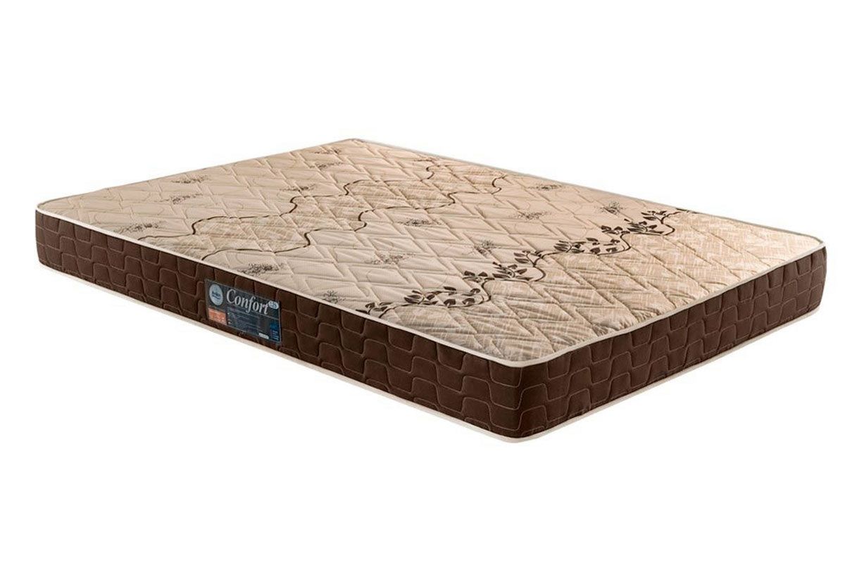 Cama Box Baú CRC +Colchão Espuma D28 Confort Anjos
