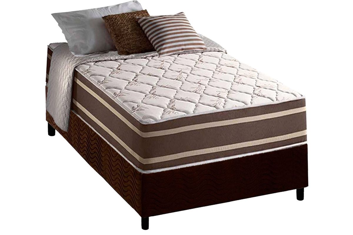 Cama Box CRC +Colchão Molas Duo Sono Anjos