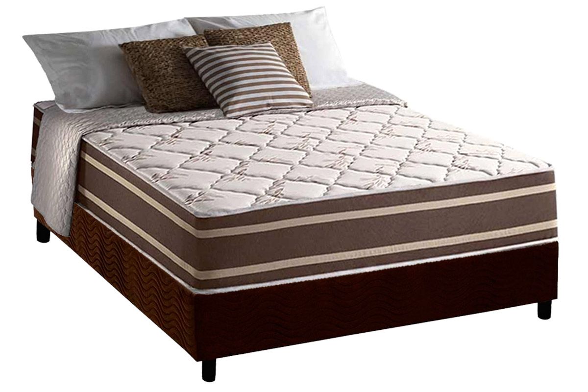 Cama Box CRC +Colchão Molas Duo Sono Anjos