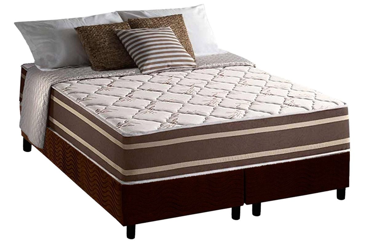 Cama Box CRC +Colchão Molas Duo Sono Anjos