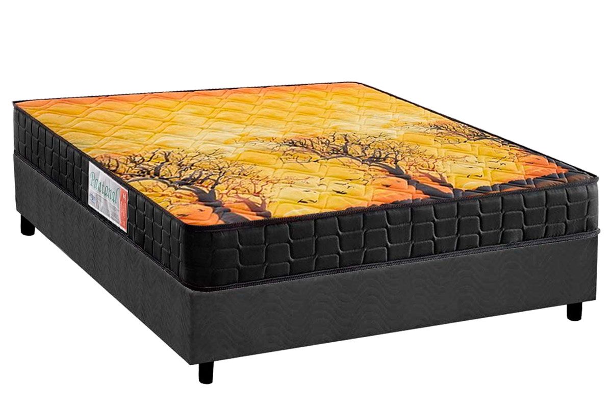 Cama Box CRC +Colchão Ortopédico Pantanal Anjos