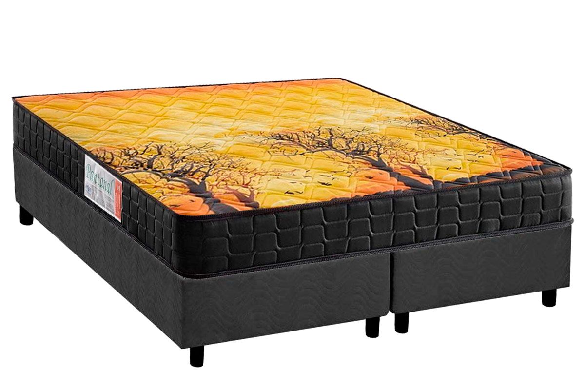 Cama Box CRC +Colchão Ortopédico Pantanal Anjos
