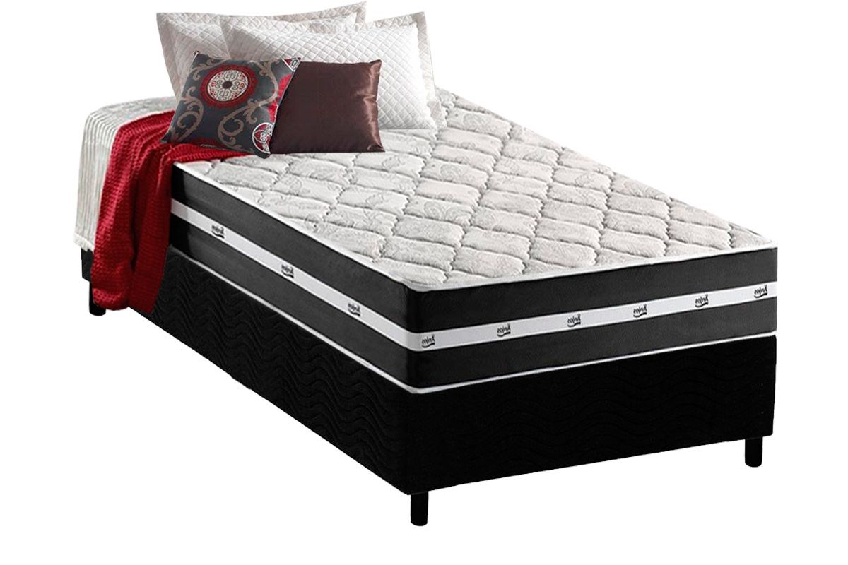 Cama Box CRC +Colchão Molas Classic Anjos