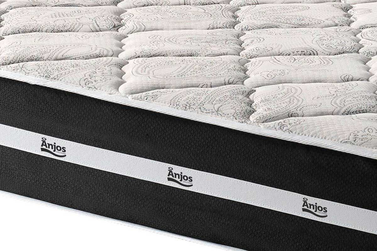 Cama Box Baú CRC +Colchão Molas Classic Anjos