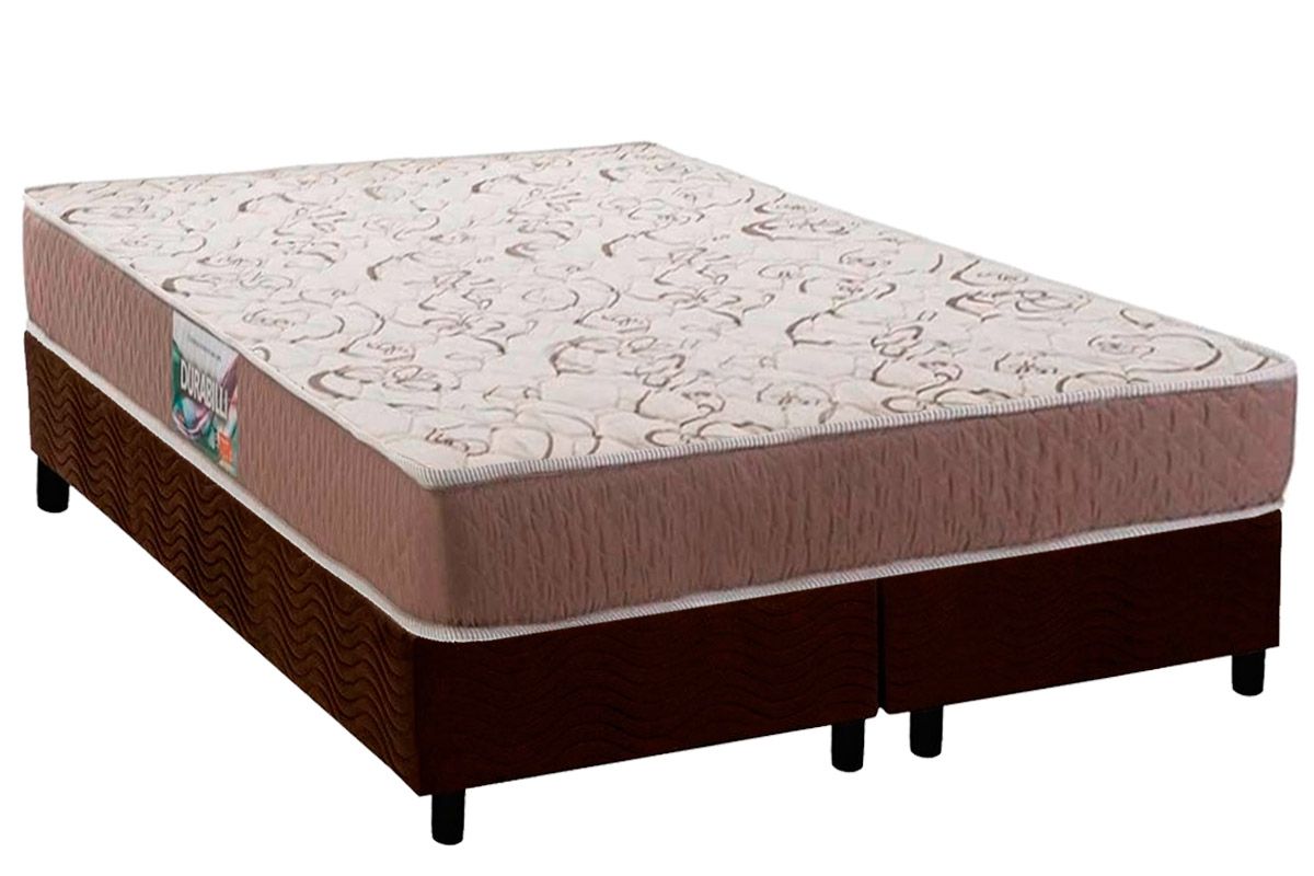 Cama Box CRC +Colchão Ortopédico Durabilli Herval