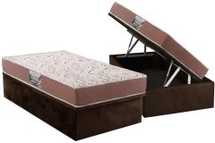 Cama Box Baú Filhão +Colchão Ortopédico Durabilli Herval