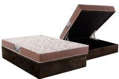 Cama Box Baú Filhão +Colchão Ortopédico Durabilli Herval