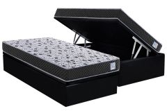 Cama Box Baú Filhão +Colchão Ortopédico Biello Herval
