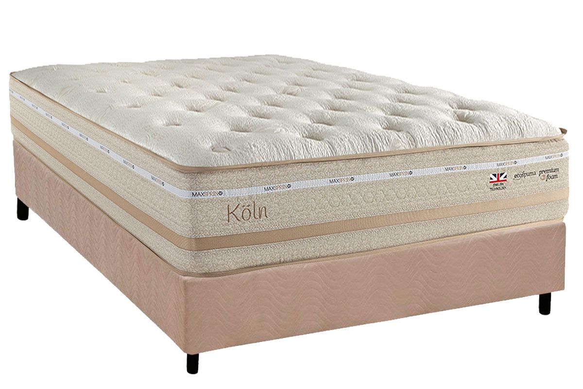Cama Box CRC +Colchão Molas Koln Herval