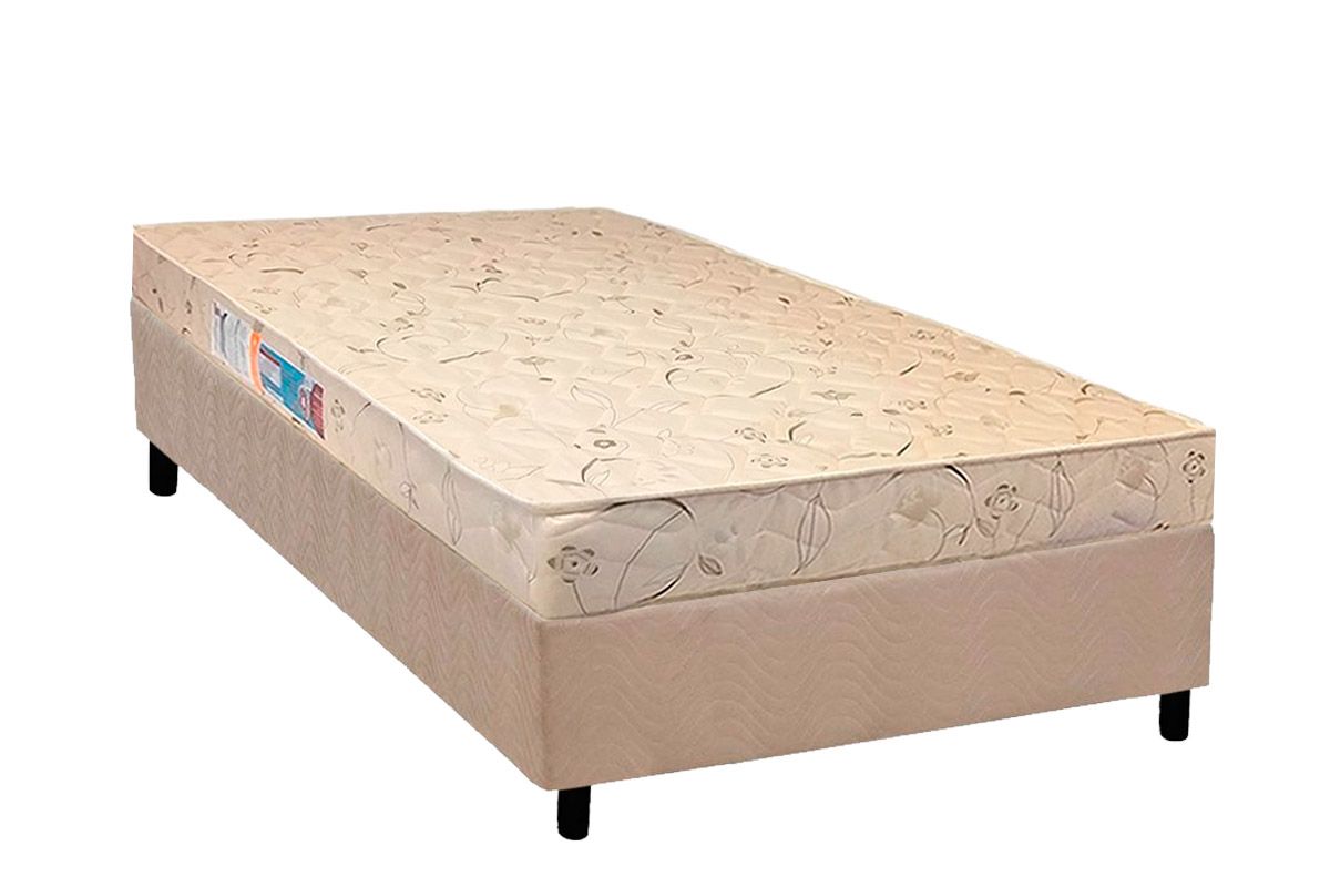 Cama Box CRC +Colchão Espuma D26 Serene Luckspuma
