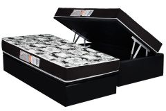 Cama Box Baú Filhão +Colchão D33 Supreme Luckspuma