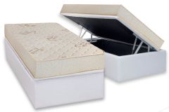 Cama Box Baú Filhão +Colchão D45 Gran Luck Luckspuma