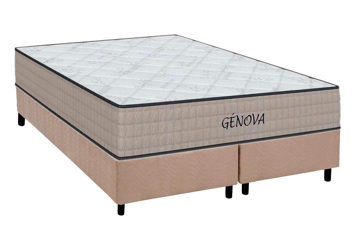 Cama Box CRC +Colchão Espuma D45 Genova Orthoflex