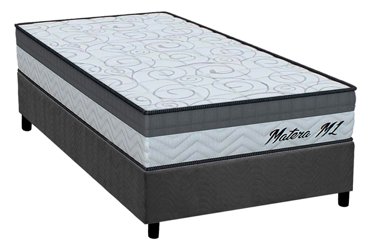 Cama Box CRC +Colchão Ortopédico Matera Orthoflex