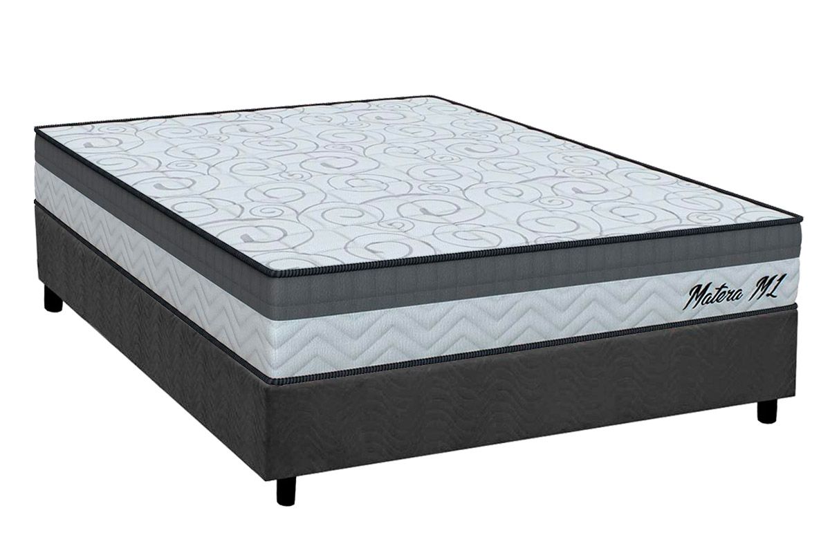Cama Box CRC +Colchão Ortopédico Matera Orthoflex