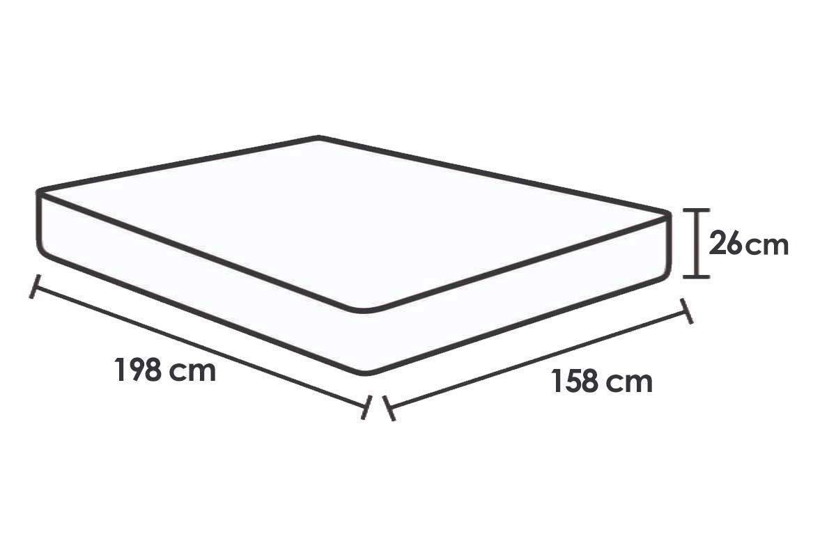 Cama Box CRC +Colchão Ortopédico Matera Orthoflex