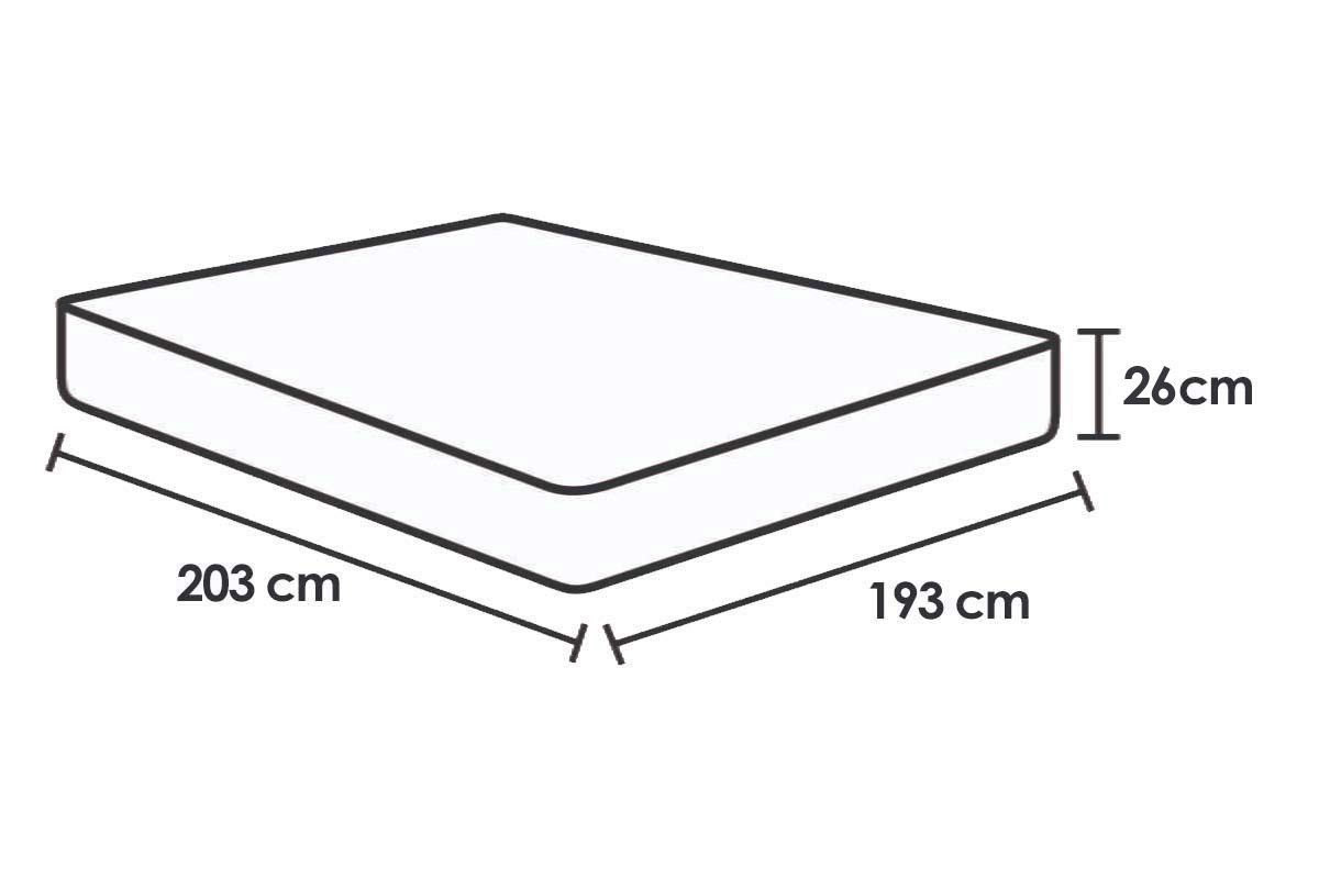 Cama Box CRC +Colchão Ortopédico Matera Orthoflex