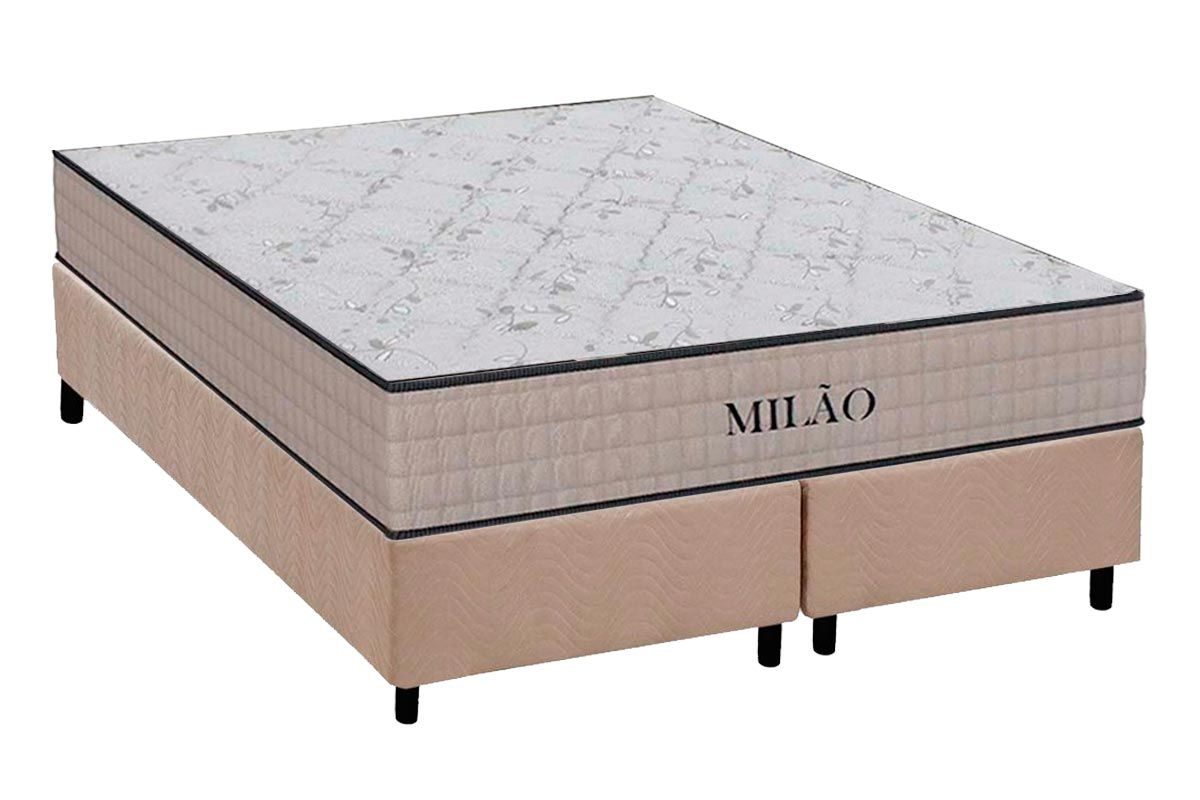 Cama Box CRC +Colchão Espuma D33 Milão Orthoflex