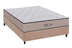 Cama Box Filhão +Colchão Espuma D33 Milão Orthoflex