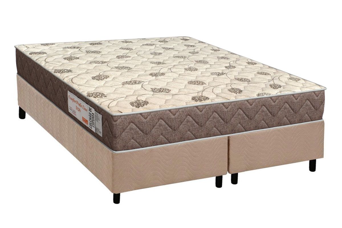 Cama Box CRC +Colchão D28 ComfortPedic Orthoflex