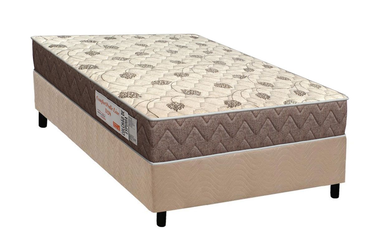Cama Box CRC +Colchão D28 ComfortPedic Orthoflex