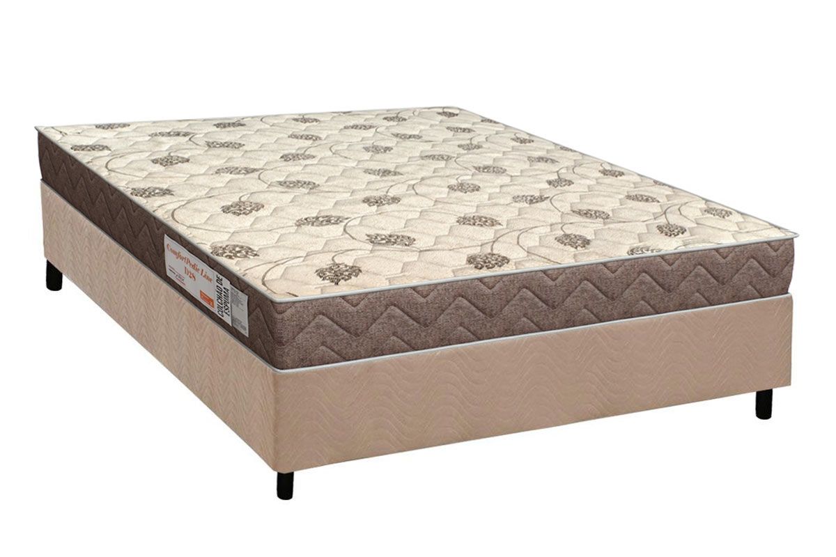Cama Box CRC +Colchão D28 ComfortPedic Orthoflex
