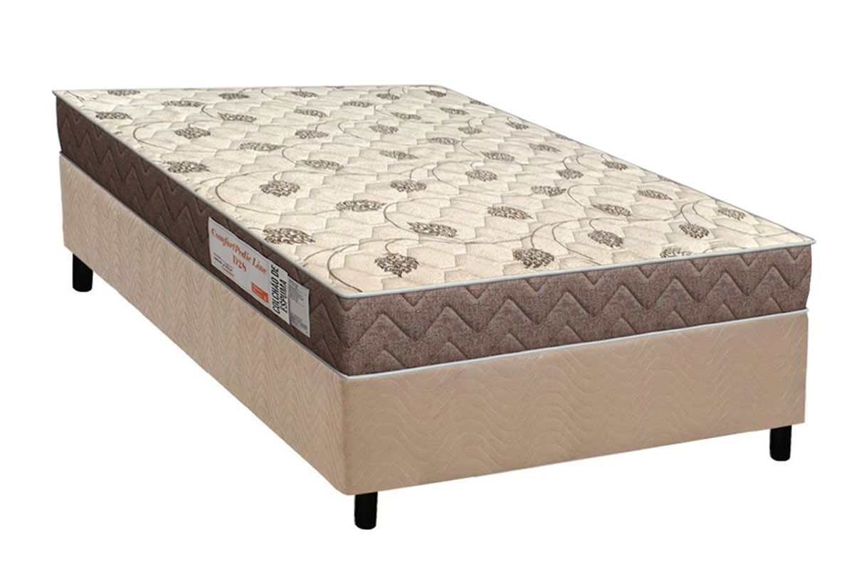 Cama Box CRC +Colchão D28 ComfortPedic Orthoflex