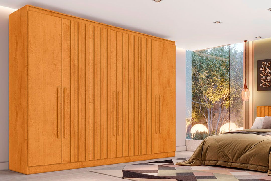 Guarda Roupa Casal 6 Portas 4Gavs Oxford Europa