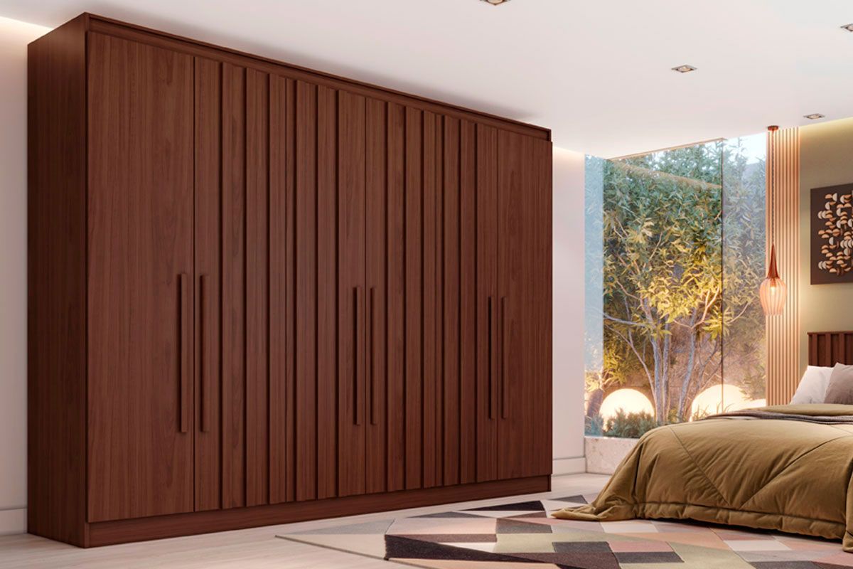 Guarda Roupa Casal 6 Portas 4Gavs Oxford Europa