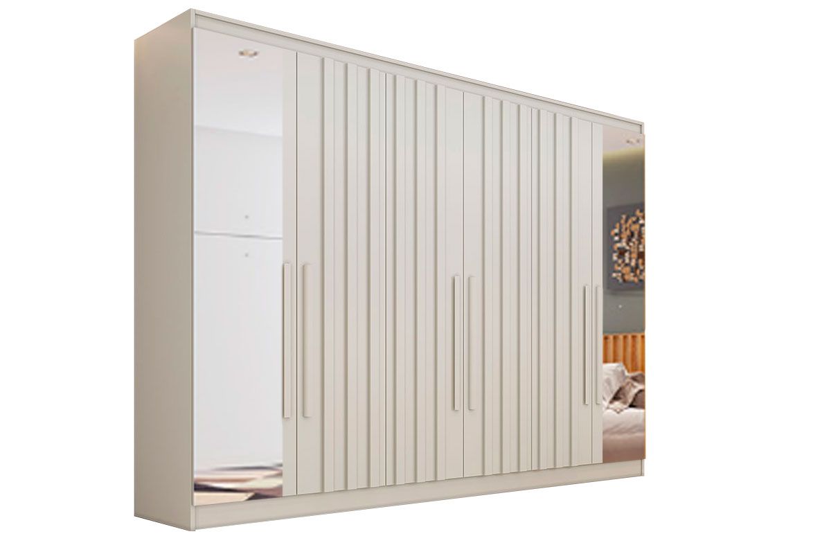 Guarda Roupa Casal 6 Portas c/Esp 4Gavs Oxford Europa