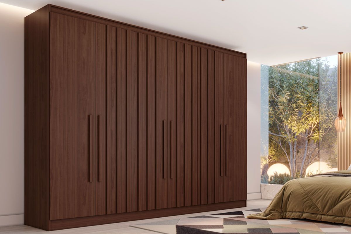 Guarda Roupa Casal 6 Portas 6Gavs Oxford Europa