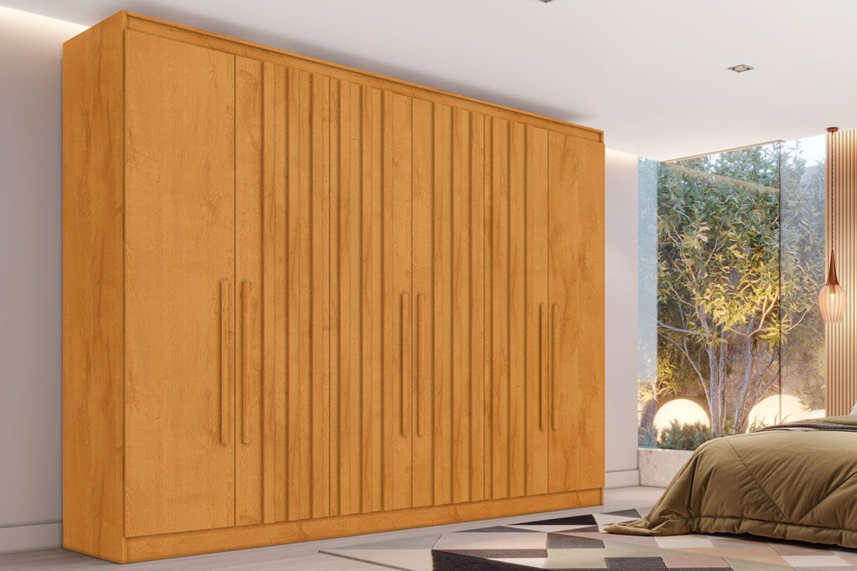 Guarda Roupa Casal 6 Portas 6Gavs Oxford Europa