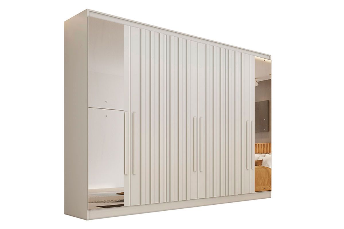 Guarda Roupa Casal 6 Portas c/Esp 6Gavs Oxford Europa
