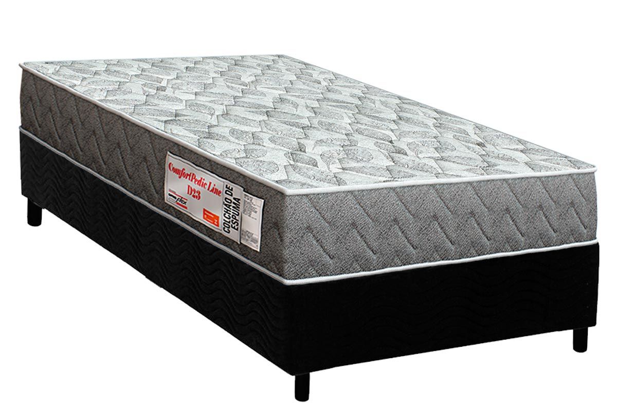 Cama Box CRC +Colchão D23 ComfortPedic Orthoflex