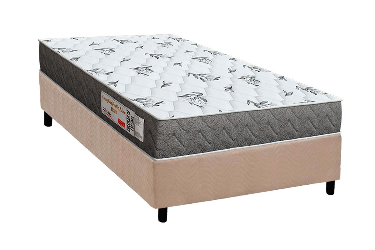 Cama Box CRC +Colchão D33 ComfortPedic Orthoflex