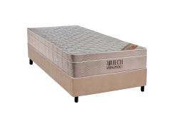 Cama Box Filhão +Colchão Molas Airtech Ortobom