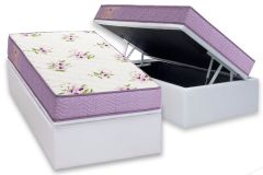 Cama Box Baú Filhão +Colchão D23 Physical Super Ortobom