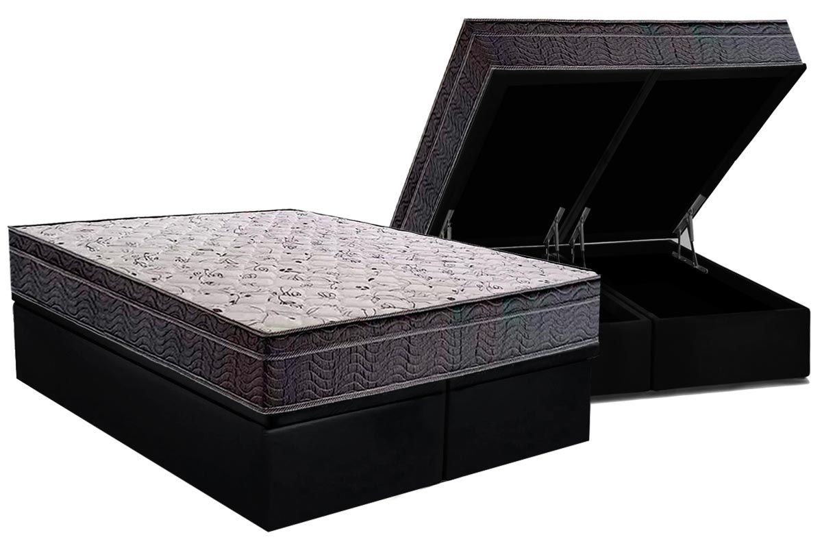 Cama Box CRC +Colchão D20 Physical Hiper Ortobom