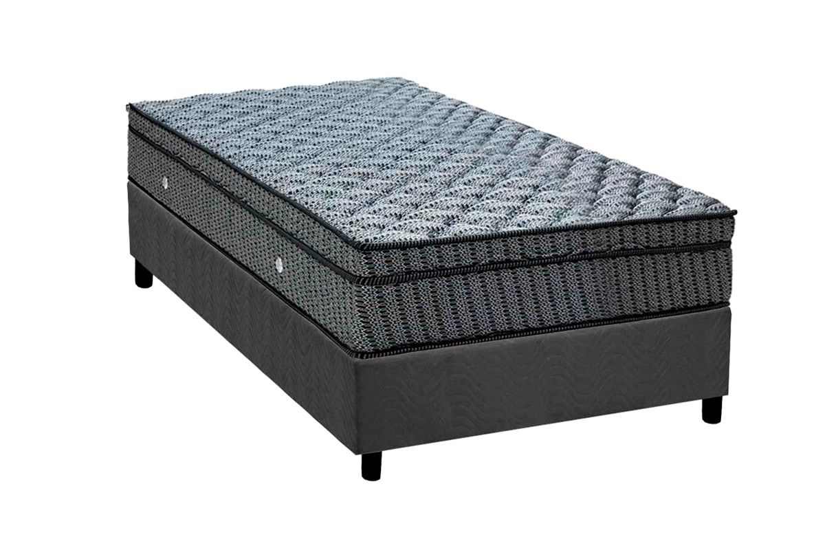 Cama Box CRC +Colchão Molas Orthotel Luxo Ortobom