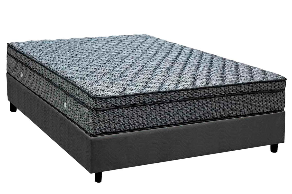 Cama Box CRC +Colchão Molas Orthotel Luxo Ortobom