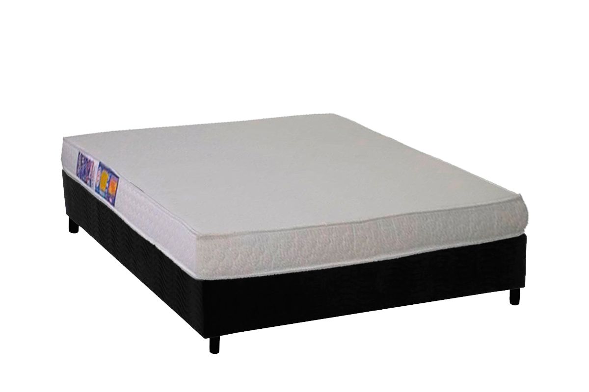 Cama Box CRC +Colchão Espuma D23 Light Ortobom