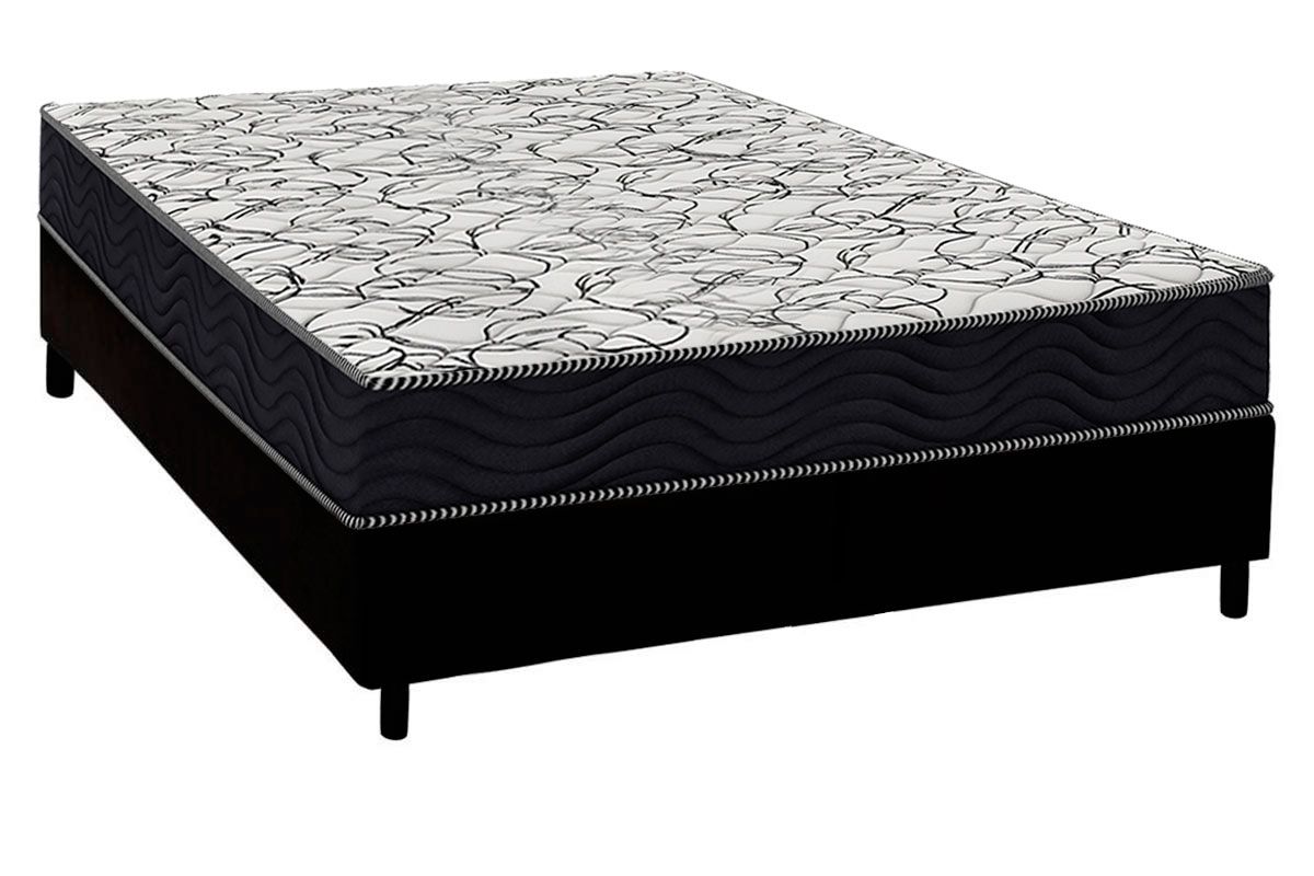 Cama Box CRC +Colchão Ortopédico Airtech150 Ortobom